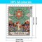 3 Pack Tarot Cards Stamped Cross Stitch Kits - Sun Moon Stars Embroidery Kits for Beginners Adults,11 CT Patterns Dimensions Counted Cross Stitch Kits Arts Craft Kits 12 x 16 inch